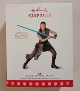 DAISY RIDLEY AS REY STAR WARS 2017 HALLMARK KEEPSAKE ORNAMENT BRAND NEW IN BOX - Picture 1 of 6