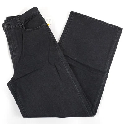 7 For All Mankind Scout Jeans Wide-Leg In Thunder (Black) - Women's Size 29 - Image 1 of 4