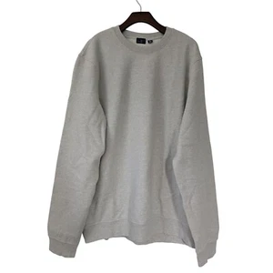 J. Crew Tall 11 oz. Summit Soft Knit Fleece Sweatshirt Size XLT Gray NWT CH133 - Picture 1 of 6