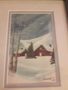 Acquerello di casa di montagna Marie-Claire 1992 - Foto 1 di 4