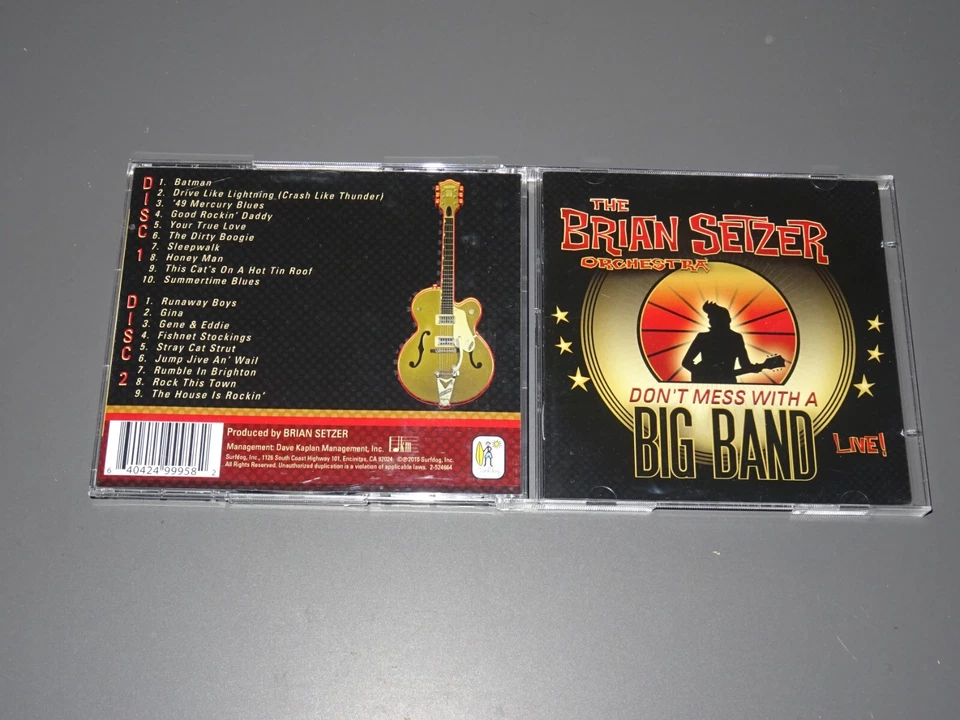 BRIAN SETZER - DON'T MESS WITH A BIG BAND LIVE / 2-CD-SET 2010 (MINT-) - Bild 1 von 1