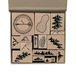 Kit de sellos para hacer mapas hechos a mano" - Imagen 1 de 10
