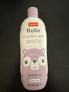 New 4 X 10 fl oz Fisher-Price Hello Bathtime Baby Lotion Paraben Free Dye Free - Picture 1 of 2