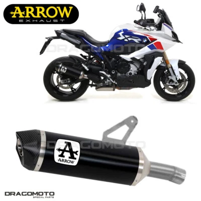 Exhaust BMW S 1000 XR 2020 2021 ARROW ALU Black CC RACE-TECH - image 1 of 4