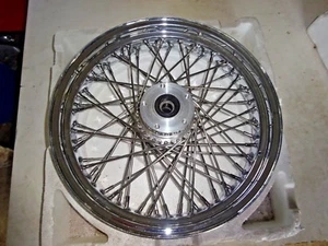 Llanta delantera cromada 16 X 3,5 radios Harley 60 radios - Imagen 1 de 3