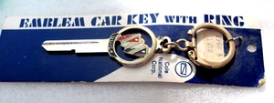 Buick 1968 & 1972 Ignition Key with Detachable Keychain Fits 1968 Buick Vintage - Picture 1 of 3