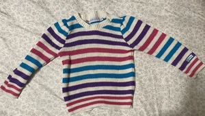OshKosh B'gosh Girls Size 5 Vintage Striped Sweater - Picture 1 of 3