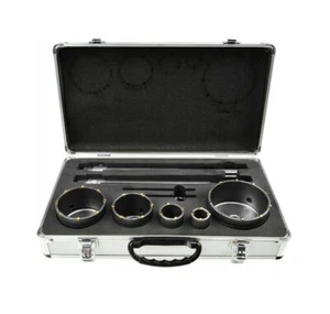 Frese muro kit 9 pz carotatrici asta sds plus max prolunga fresa carotatrice - Imagen 1 de 2