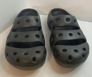 KEEN Yogui Arts Slide's Men's Size 12 Graphite Gray Black Sandals Slip On Shoes