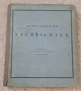 Astronomische Nachrichten by H. C. Schumacher 1841 - Picture 1 of 10