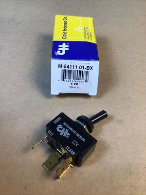 Interruptor de palanca de encendido y apagado punta iluminada M-54111-01-BX Cole Hersee serie marina Foto 1 de 4