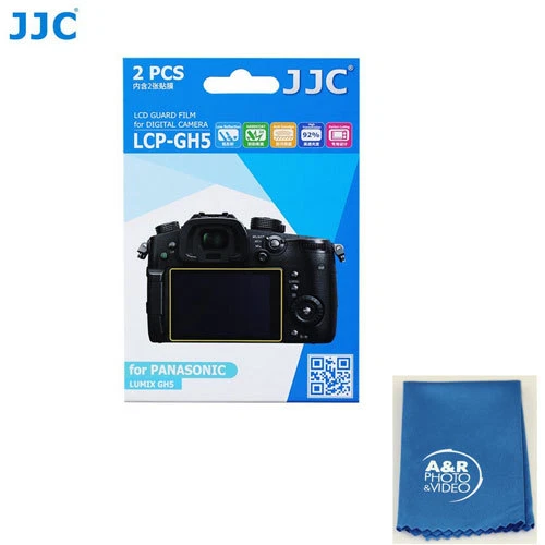 JJC LCP-GH5 hard polycarbonate LCD Guard Film Screen Protector For Panasonic GH5 - Image 1 of 1