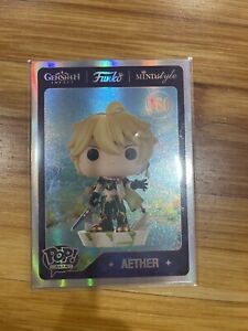 SDCC 2022 Exclusive Mindstyle Funko Pop Genshin Impact Aether Foil Promo Card