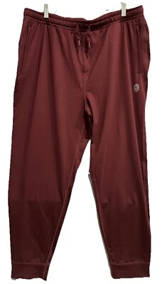 Joggers masculinos Greatness Wins tamanho XXL logotipo vinho do Porto bolsos com zíper cordão ativo - Imagem 1 de 4