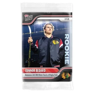 Adesivo 2023-24 NHL TOPPS NOW® #114 🏒 Connor Bedard RC 🏒 Chicago Blackhawks - Foto 1 di 2