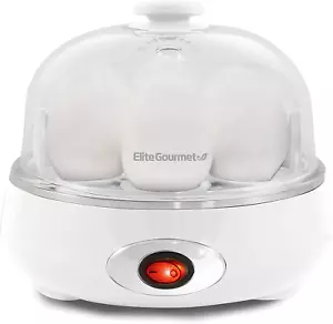 EGC322CW Easy Egg Cooker Electric 7-Egg Capacity, Soft, Medium, Hard-Boiled Egg - Picture 1 of 12