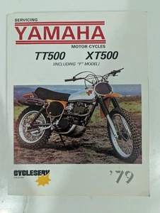 1979 Yamaha Motorcycles TT500 XT500 Including "F" Model Servicing Manual Service - Picture 1 of 2