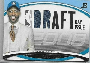 O.J.MAYO 2008-09 BOWMAN DRAFT PICKS & STARS DUAL WORN JERSEYS#/50 -ROOKIE - Imagen 1 de 1