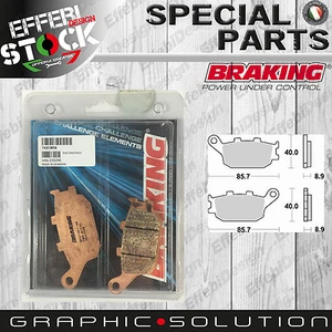 Set Bremsbeläge Hinten Pad BRAKING 742CM56 Sintered Kawasaki Honda Yamah - Picture 1 of 1