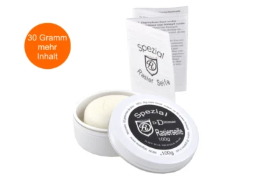 MORE SOAP: Dr. Dittmar Special Shaving Soap in Aluminium Travel Tin