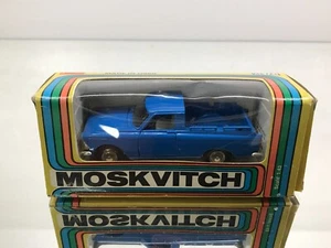 NOVOEXPORT USSR CCCP A19 MOSKVITCH PICKUP -BLUE 1:43- GOOD IN BOX - 491 - Imagen 1 de 10