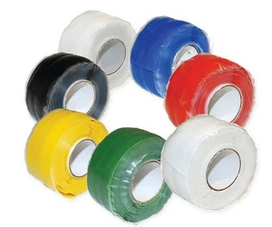 Cinturino in silicone, rosso, Rescue tape, nastro di riparazione, silicone, rally, racing - Foto 1 di 1