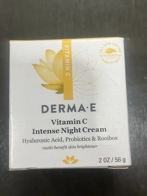 DERMA-E Vitamin C Intense Night Cream, 2 oz (56 g) *NEW* - Image 1 of 2