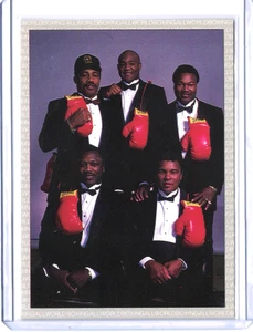 1991 All World Boxing #51 Checklist Card Muhammad Ali George Frazier - Foto 1 di 2