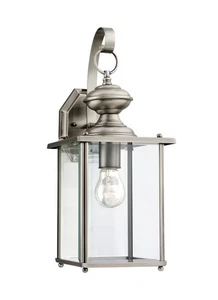 Sea Gull Lighting 8458-965 Jamestowne 1-Light Outdoor Wall Lantern in Antique - Picture 1 of 2