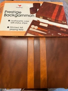 New in Box Cardinal Prestige Backgammon Board Game - Picture 1 of 2