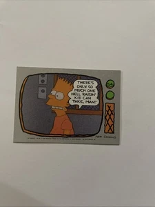 Topps 1990 Simpsons Bart Simpson Collector Card - Picture 1 of 2