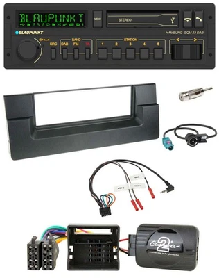 Blaupunkt USB DAB Bluetooth Lenkrad Autoradio für BMW 5er E39 01-04 Aktivsystem - Bild 1 von 4