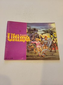 Exodus Ultima  Nintendo NES Vintage Manual / Instruction Booklet  1988