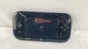 GENUINE OFFICIAL BLACK NINTENDO WII U GAMEPAD TOUCH SCREEN CONTROLLER WUP-010 - Picture 1 of 4