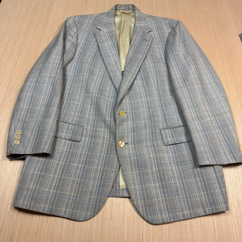Blazer deportivo Jaymar vintage años 80 traje chaqueta a cuadros talla 42 para hombre ocio años 70 Foto 1 de 4