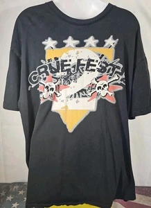 Motley Crue Fest 2 2009 Concert Tour T Shirt Size 2Xl Graphic Tee Black - Picture 1 of 13