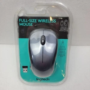 Logitech Full Size Wireless Mouse Silver Comfortable New In Package Model M310 - Picture 1 of 8