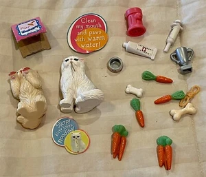 Enorme Lotto Barbie Kelly Noodle Slurping Gattino Gatto Accessori - Foto 1 di 3