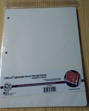 Ezmount Lightweight Stamp Storage Panels Pack of 5 New ~ M3