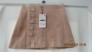 ZARA BEAUTIFUL SUEDE/LEATHER SKIRT NEW WITH TAGS SIZE S AND ITS SOOO SOFT A BEAU - Picture 1 of 8