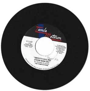 THE TEMPTATIONS-TAKE A LOOK AROUND/SMOOTH SAILING-45rpm 7'' RECORD VGC-CANADA - Picture 1 of 2