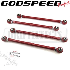 Godspeed 4-Piece Adjustable Rear Camber Arms Kit For Mini Cooper 2014-24 - Foto 1 di 6
