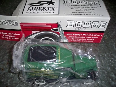 Liberty Classics escala 1:25 Hemming Motor News 1936 Dodge Tanker Toy Bank Nuevo en caja Foto 1 de 3