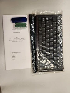Mini Wireless Bluetooth Keyboard W/ Carrying Pouch And Usb - Picture 1 of 5