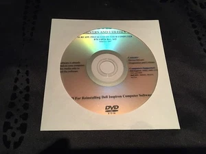 DELL Inspiron 640m 6400 1501 9400 1318 XPS M1210 M1710 M2010 Drivers DVD CD Disc - Picture 1 of 1