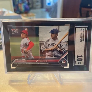 2023 TOPPS NOW #233 SHOHEI OHTANI BABE RUTH 500K's/100 HR's SGC 10 GEM MINT - Picture 1 of 1