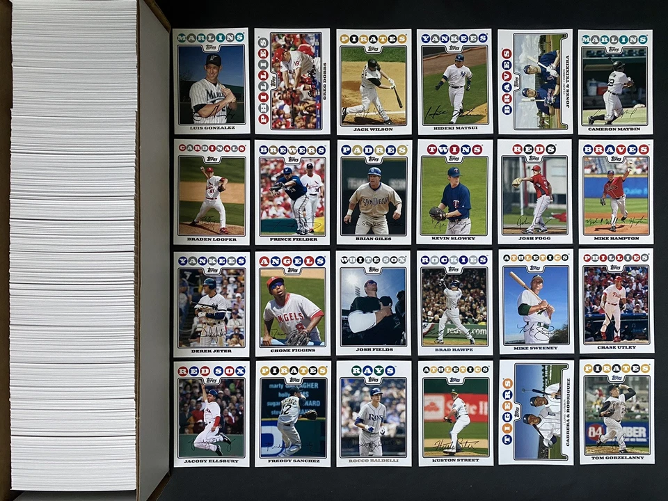 2008 Topps - Baseball Cards - #441-660 + CLs - Complete Your Set - You U Pick - Image 1 of 1