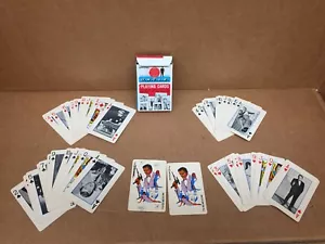 VINTAGE MAN FROM UNCLE 1965 DECK PLAYING CARDS W/ ORIGINAL BOX USED LESS 1 CARD - Picture 1 of 9