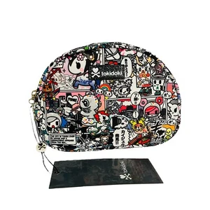 Tokidoki Comic Kaiju Cosmetic Case Makeup Bag Toiletry Travel Stationery Pouch - Picture 1 of 4