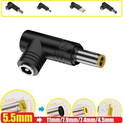 240W 5.5mm/Female 5525 Laptop Charger Converter Power Charging Cable Adapter - Image 1 of 2